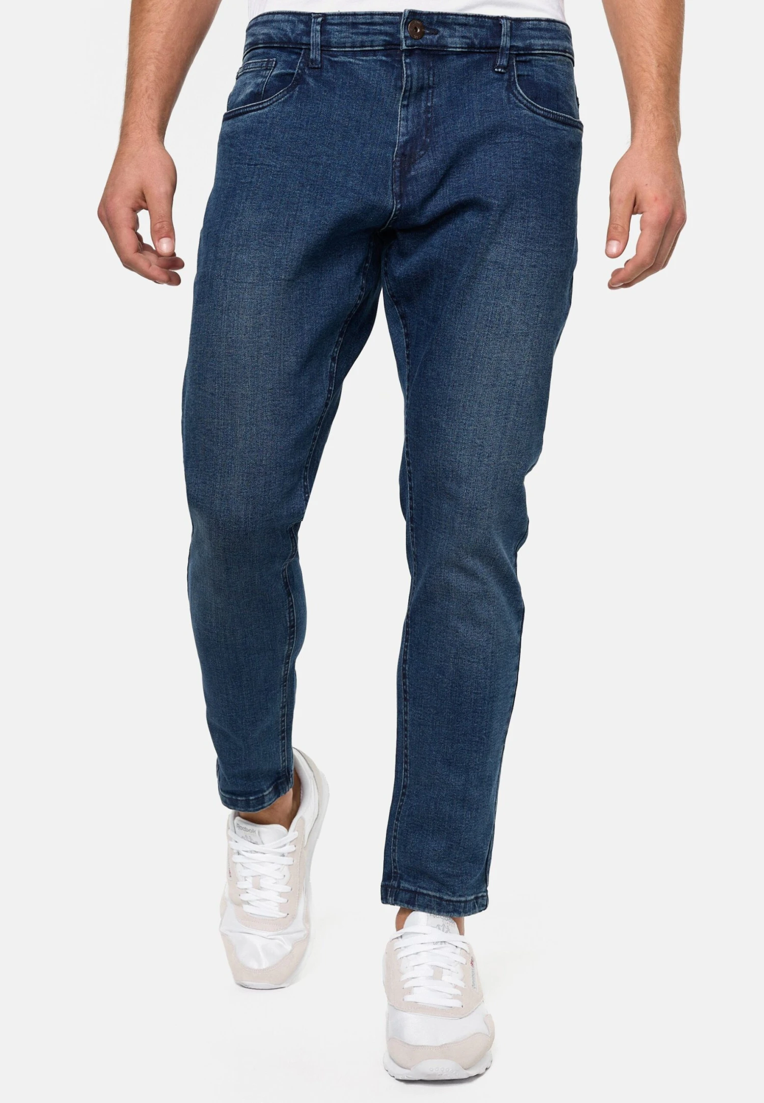 Indicode Jeans Daddy - Slim Fit Jeans - Retro Blue 1 Indicode Jeans Daddy - Slim Fit Jeans - Retro Blue