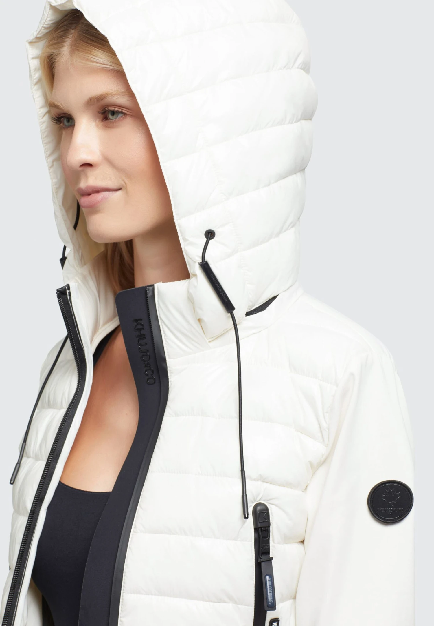 Khujo Dalis Shiny - Jas - Cremeweiß 6 Khujo Dalis Shiny - Jas - Cremeweiß - Afbeelding 6