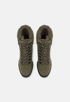 Anna Field Leather - Veterboots - Khaki -Mode Kleding Winkel 7d8c23ada9ed4ab4b7dcf756f86fb7ba