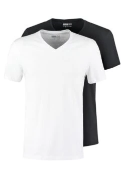 Pier One 2 Pack - T-Shirt Basic - White/Black 11 Pier One 2 Pack - T-Shirt Basic - White/Black -Mode Kleding Winkel 7f713aa7d0cf4680ab0acb77eb634838