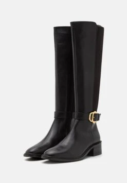 Leather- Laarzen - Black 8 Leather- Laarzen - Black -Mode Kleding Winkel 7f7a93d5a9764b9c8d7726d44cb3f0af