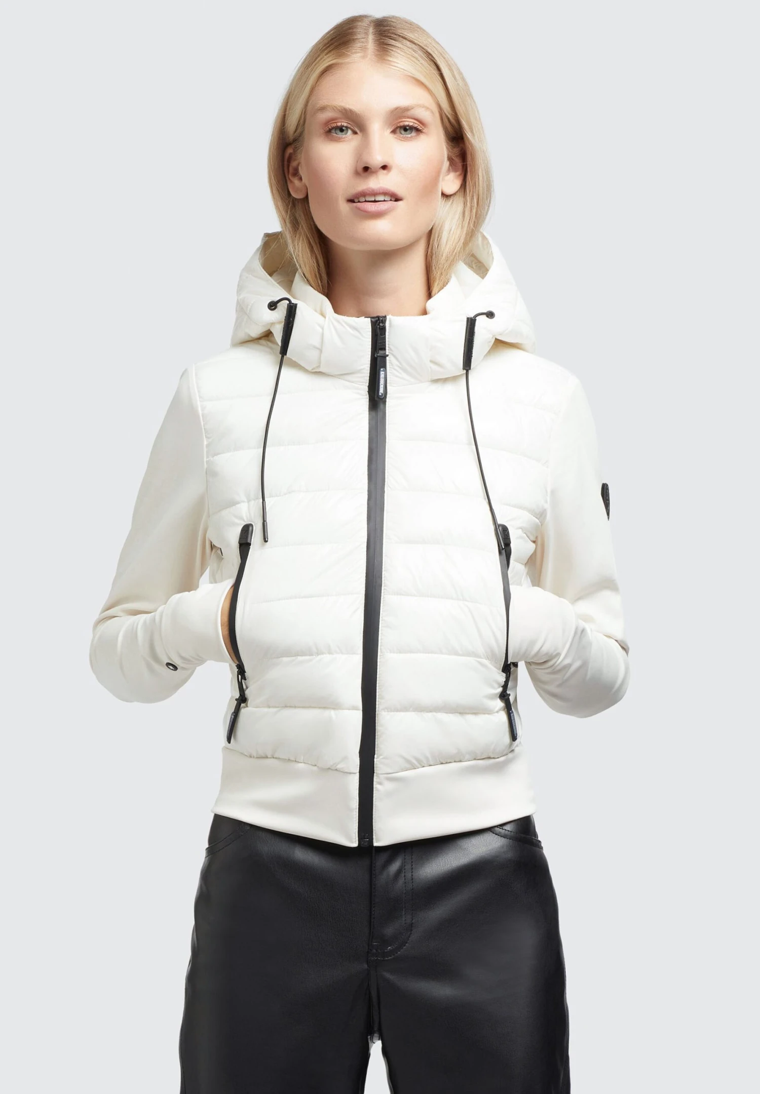 Khujo Dalis Shiny - Jas - Cremeweiß 1 Khujo Dalis Shiny - Jas - Cremeweiß