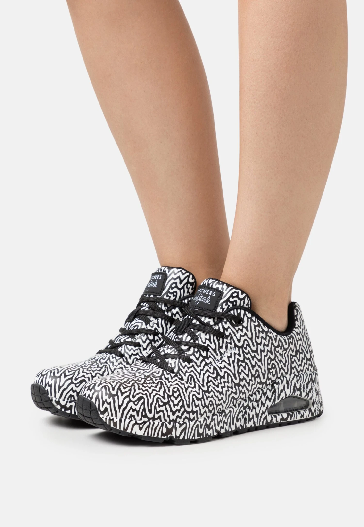 Uno - Sneakers Laag - Black/White 1 Uno - Sneakers Laag - Black/White