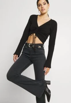 Lee Breese - Flared Jeans - Washed Black -Mode Kleding Winkel 82a30d265d7b4922abf228ae3db9b454