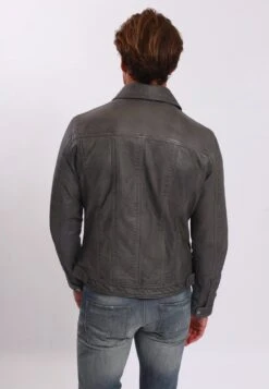 Lee Cooper Leren Jas - Vintage Grey 6 Lee Cooper Leren Jas - Vintage Grey -Mode Kleding Winkel 849cf0ae91b443cc901670d406c7293a