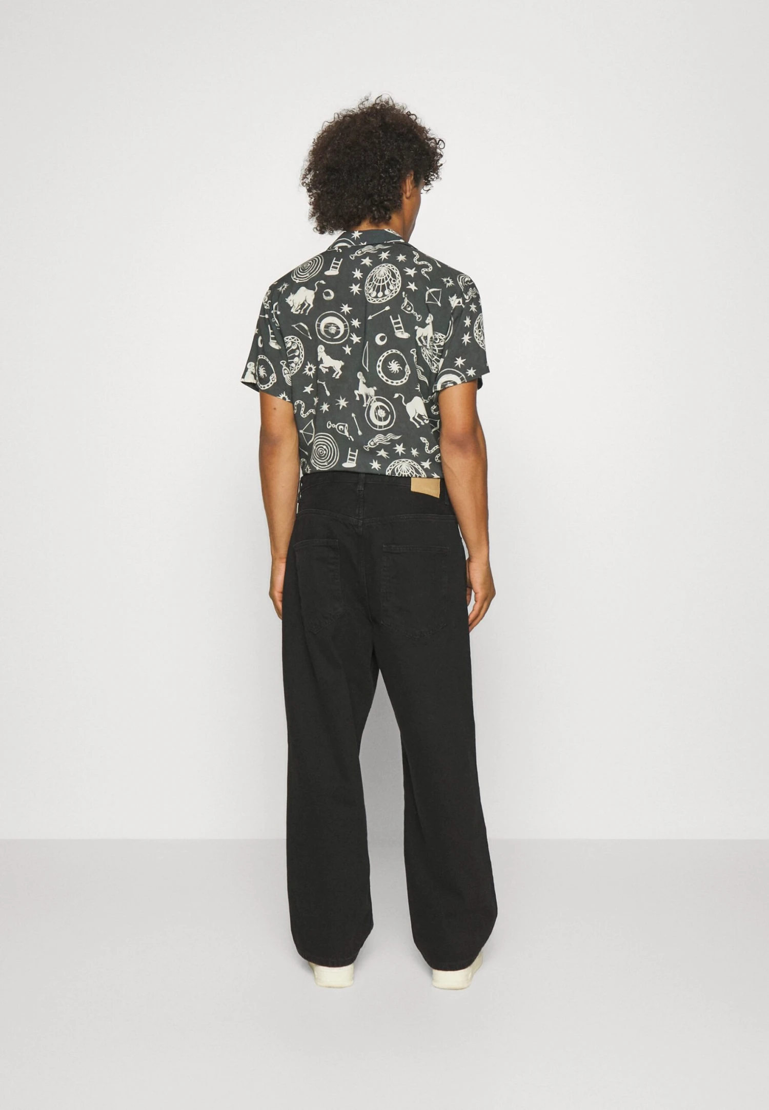 YOURTURN Baggy Jeans Unisex - Relaxed Fit Jeans - Black Denim 3 YOURTURN Baggy Jeans Unisex - Relaxed Fit Jeans - Black Denim - Afbeelding 3