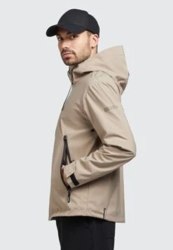 Khujo Neal - Outdoorjas - Beige -Mode Kleding Winkel 864a2e2cc60c4776b73b707d866f3669