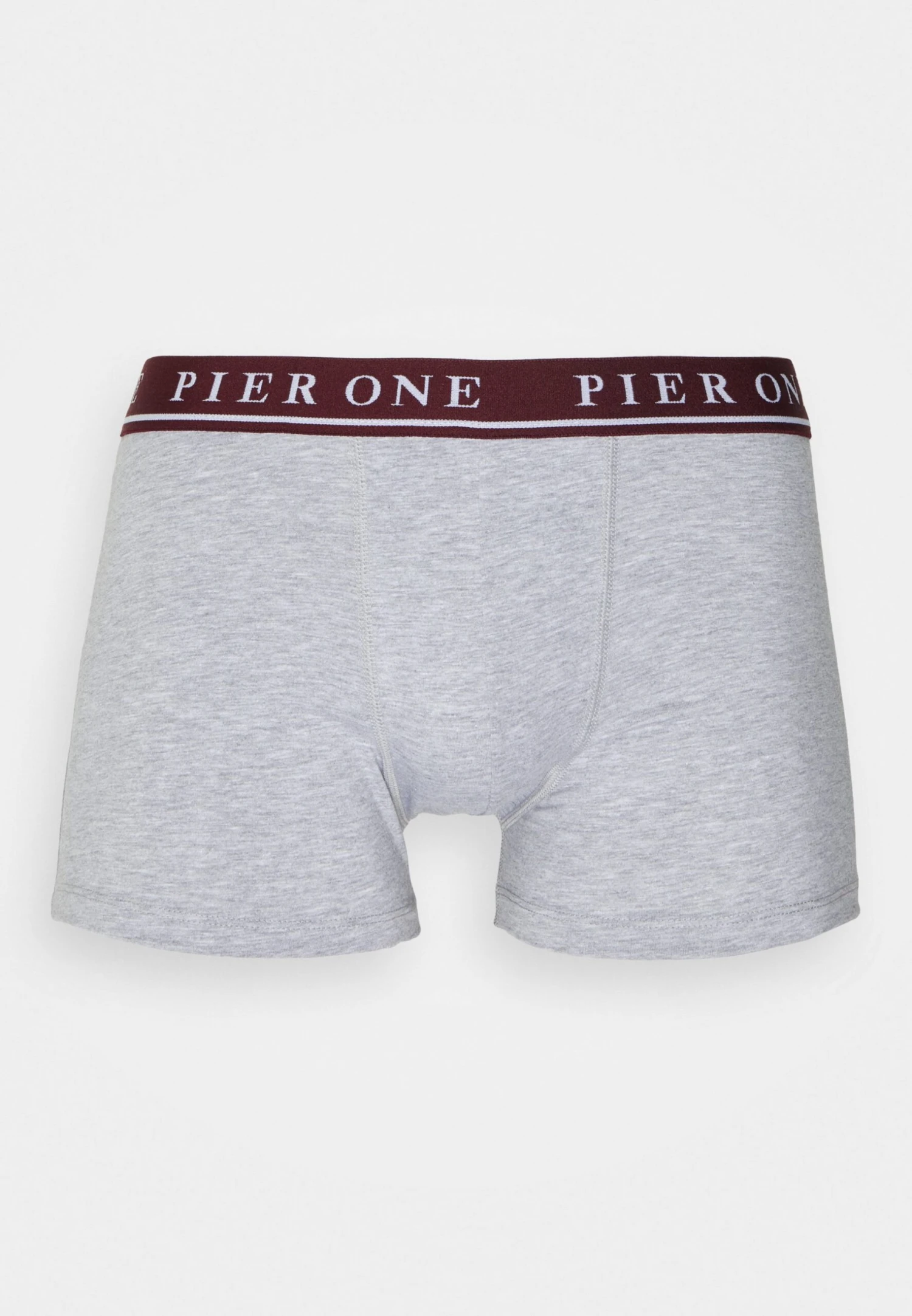 Pier One 5 Pack - Onderbroeken - Bordeaux/Mottled Grey 4 Pier One 5 Pack - Onderbroeken - Bordeaux/Mottled Grey - Afbeelding 4