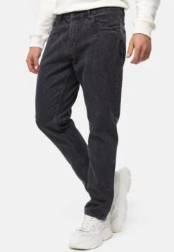 Indicode Jeans Incobra - Straight Leg Jeans - Black -Mode Kleding Winkel 88aba6233e6f49f0b30ae3ddf3b198aa