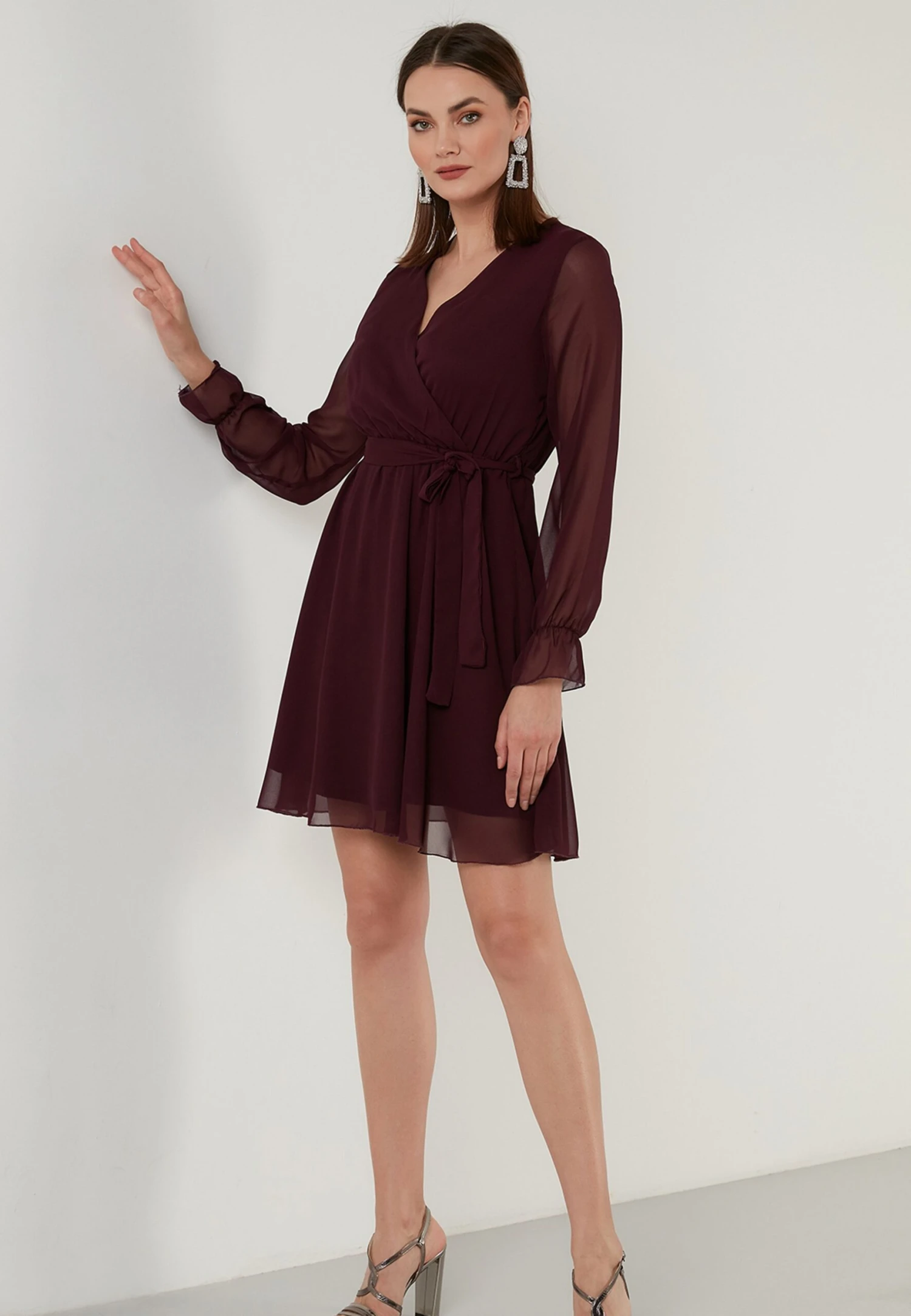 LELA Mini- Jurk - Purple 4 LELA Mini- Jurk - Purple - Afbeelding 4