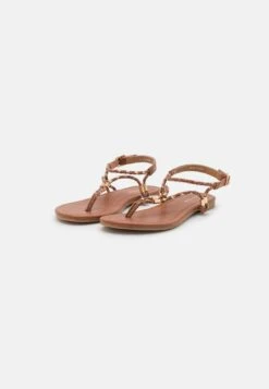 Anna Field Teensandalen - Cognac/Gold -Mode Kleding Winkel 8e1d6ac5d8ec478886ba5afccecbc513