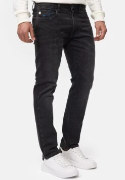 Indicode Jeans Incoil - Straight Leg Jeans - Vintage Black -Mode Kleding Winkel 8ef6a450bd09476b8635fd4a085998f4