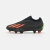 ADIDAS PERFORMANCE X Speedportal.3 Laceless Fg - Voetbalschoenen Met Kunststof Noppen - Core Black/Solar Red/Solar Green