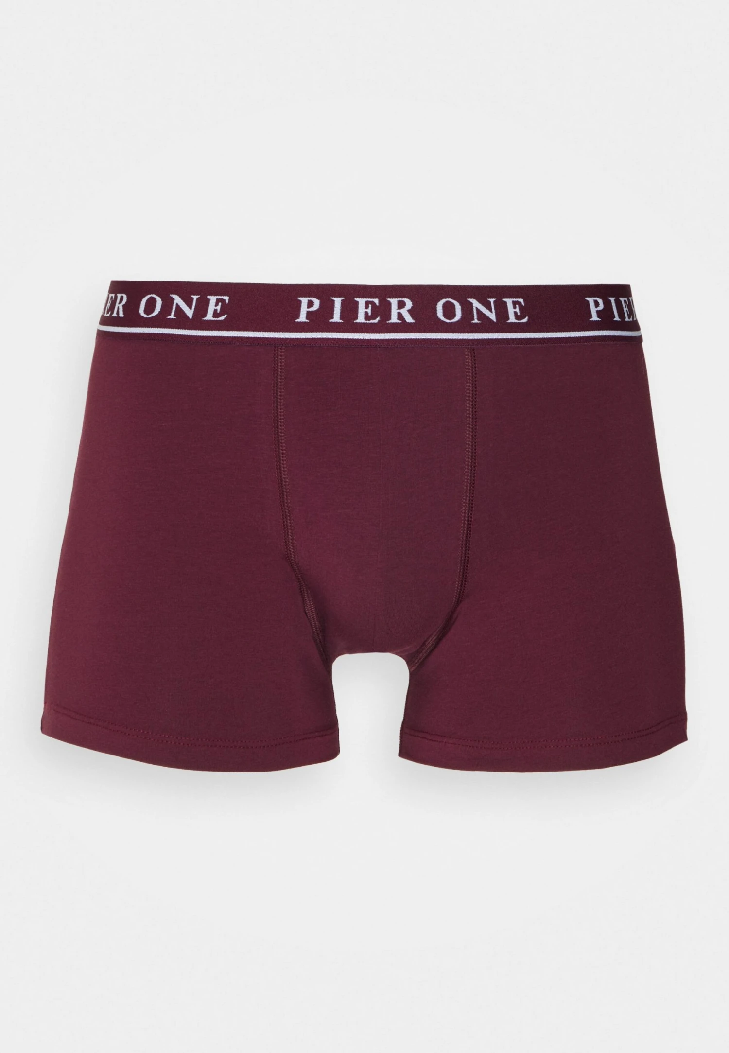 Pier One 5 Pack - Onderbroeken - Bordeaux/Mottled Grey 2 Pier One 5 Pack - Onderbroeken - Bordeaux/Mottled Grey - Afbeelding 2
