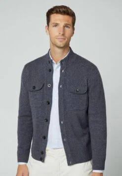 Hackett London Chest Pocket Fb - Vest - Charcoal Grey -Mode Kleding Winkel 9341542551b14631ab3fe3d99d088383