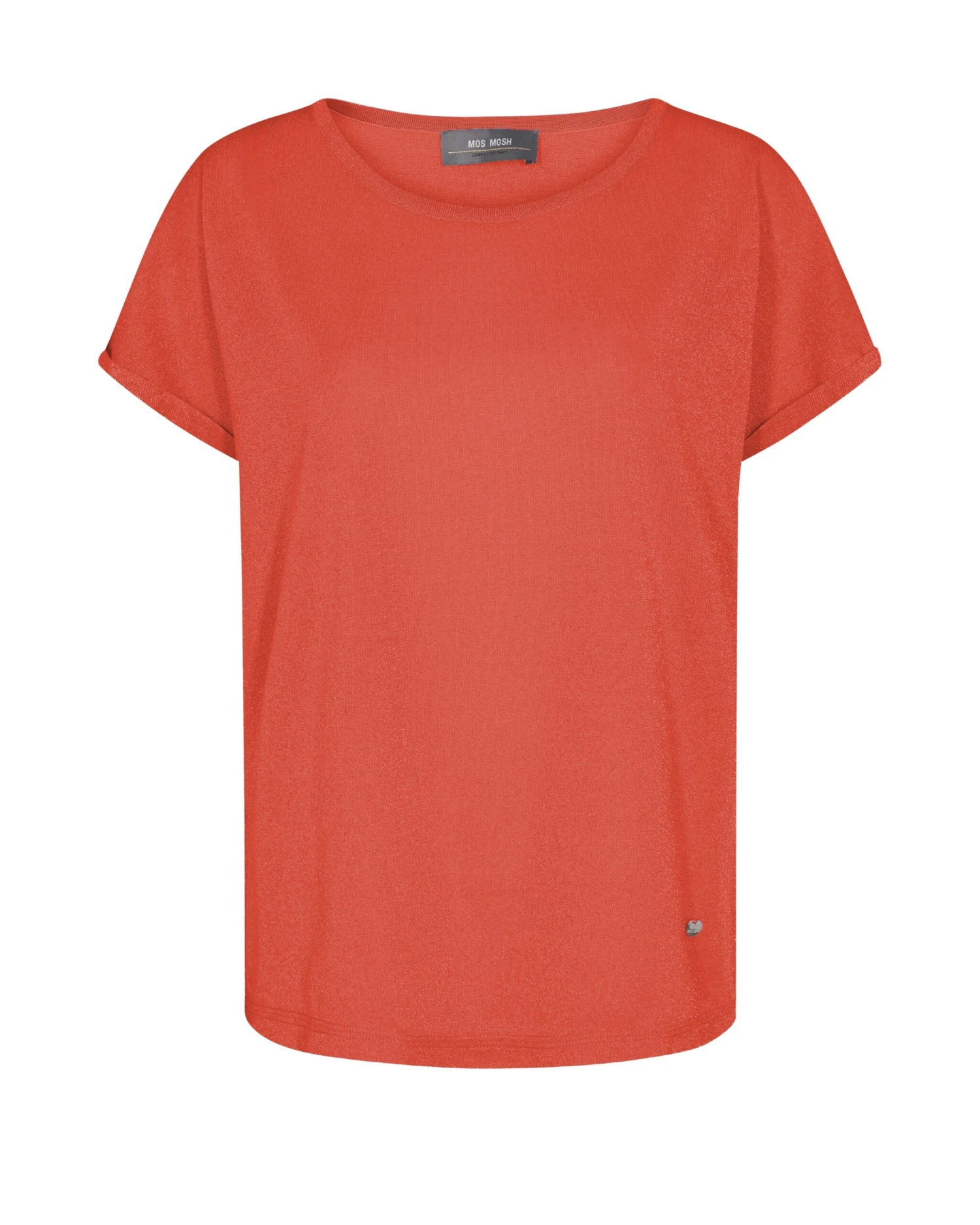 Mos Mosh Kay Tee - T-Shirt Basic - Burnt Ochre 4 Mos Mosh Kay Tee - T-Shirt Basic - Burnt Ochre - Afbeelding 4