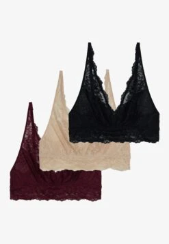 Anna Field 3 Pack - Bustier - Black/Beige/Dark Red -Mode Kleding Winkel 938aa42549cf49f2814d4d05d6c7bc9f