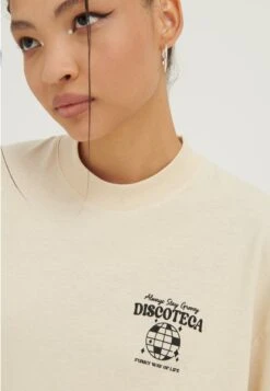 YOURTURN Unisex - T-Shirt Print - Mottled Light Brown -Mode Kleding Winkel 941aa9d5ee30436d949c8e1dc9b62969