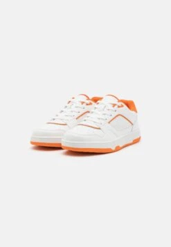 Sneakers Laag - White/Orange -Mode Kleding Winkel 942ab1e2a7814729a849f8a453c4132f