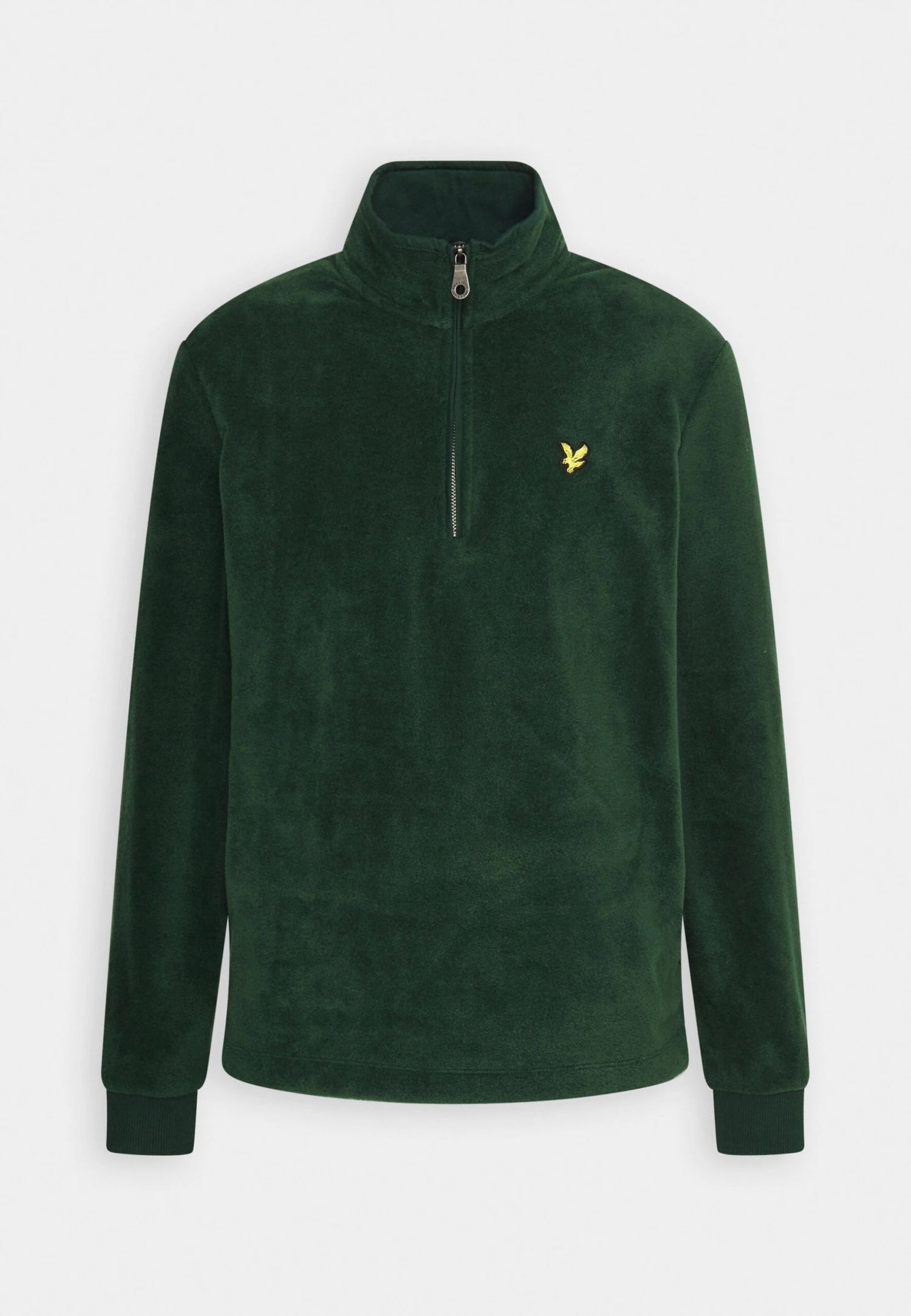Lyle & Scott Quarter Zip - Fleece Trui - Dark Green 4 Lyle & Scott Quarter Zip - Fleece Trui - Dark Green - Afbeelding 4