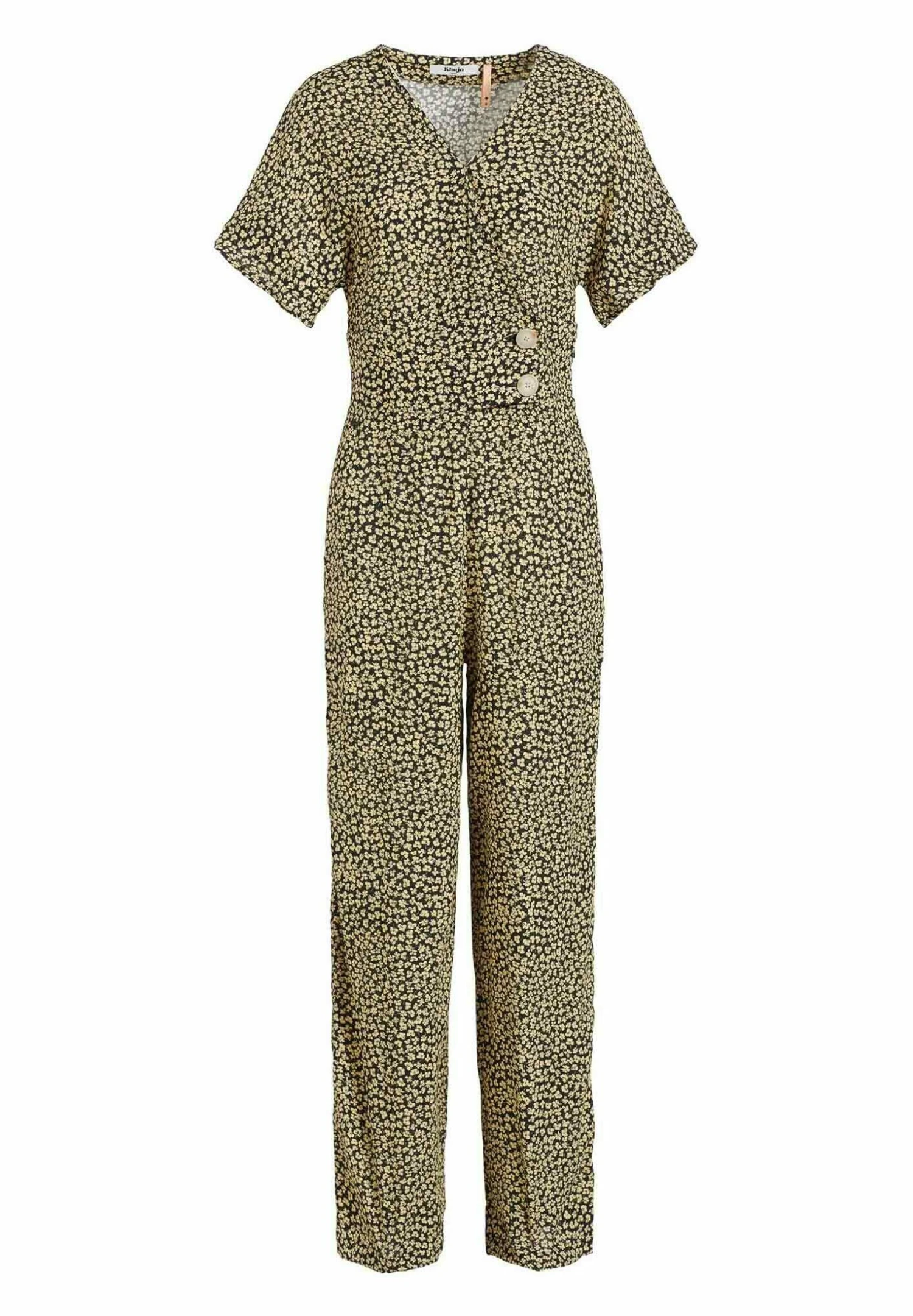Khujo Borgia - Jumpsuit - Schwarz-Gelb Geblümt 8 Khujo Borgia - Jumpsuit - Schwarz-Gelb Geblümt - Afbeelding 8