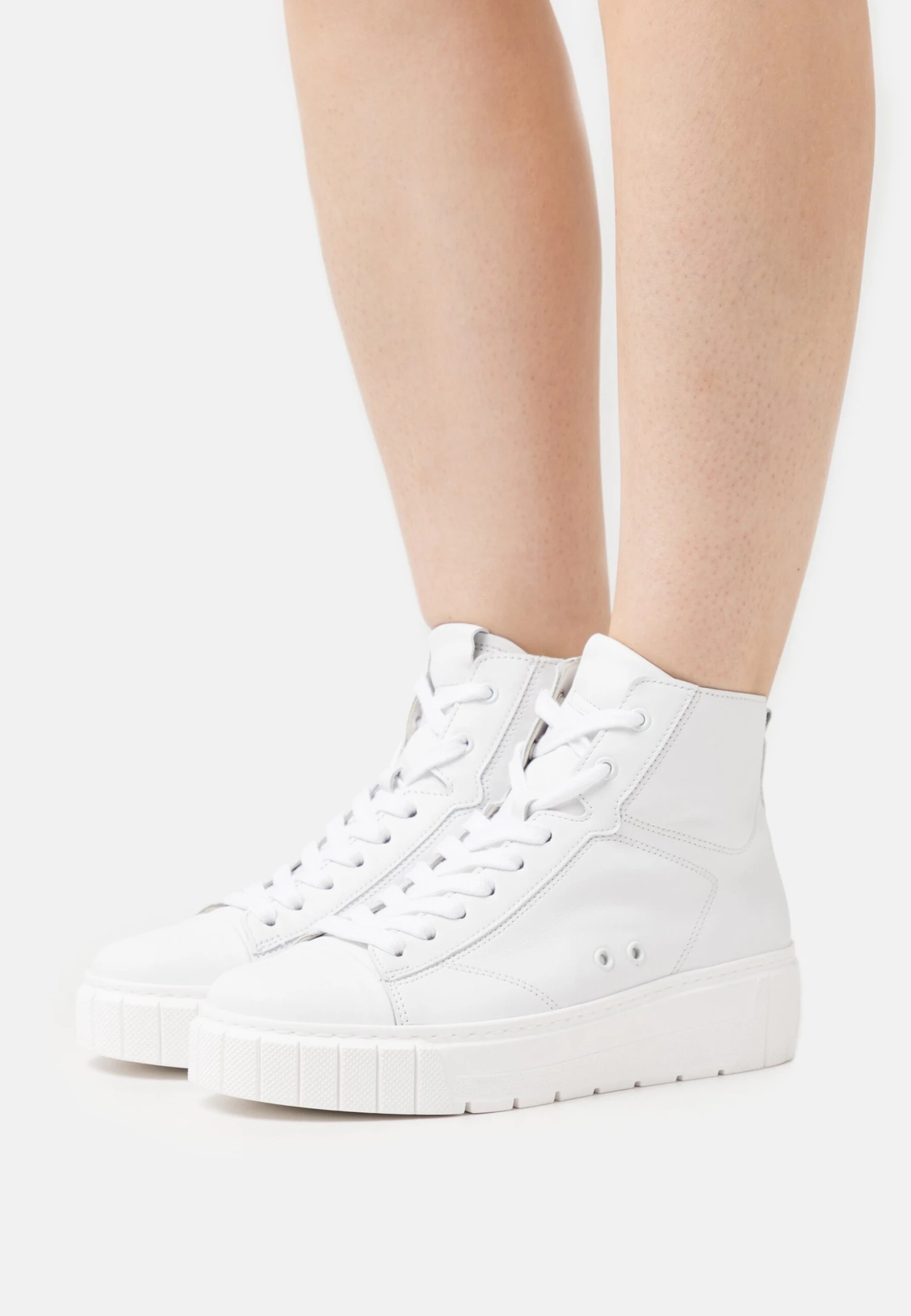 Gabor Comfort Sneakers Hoog - Weiss 1 Gabor Comfort Sneakers Hoog - Weiss