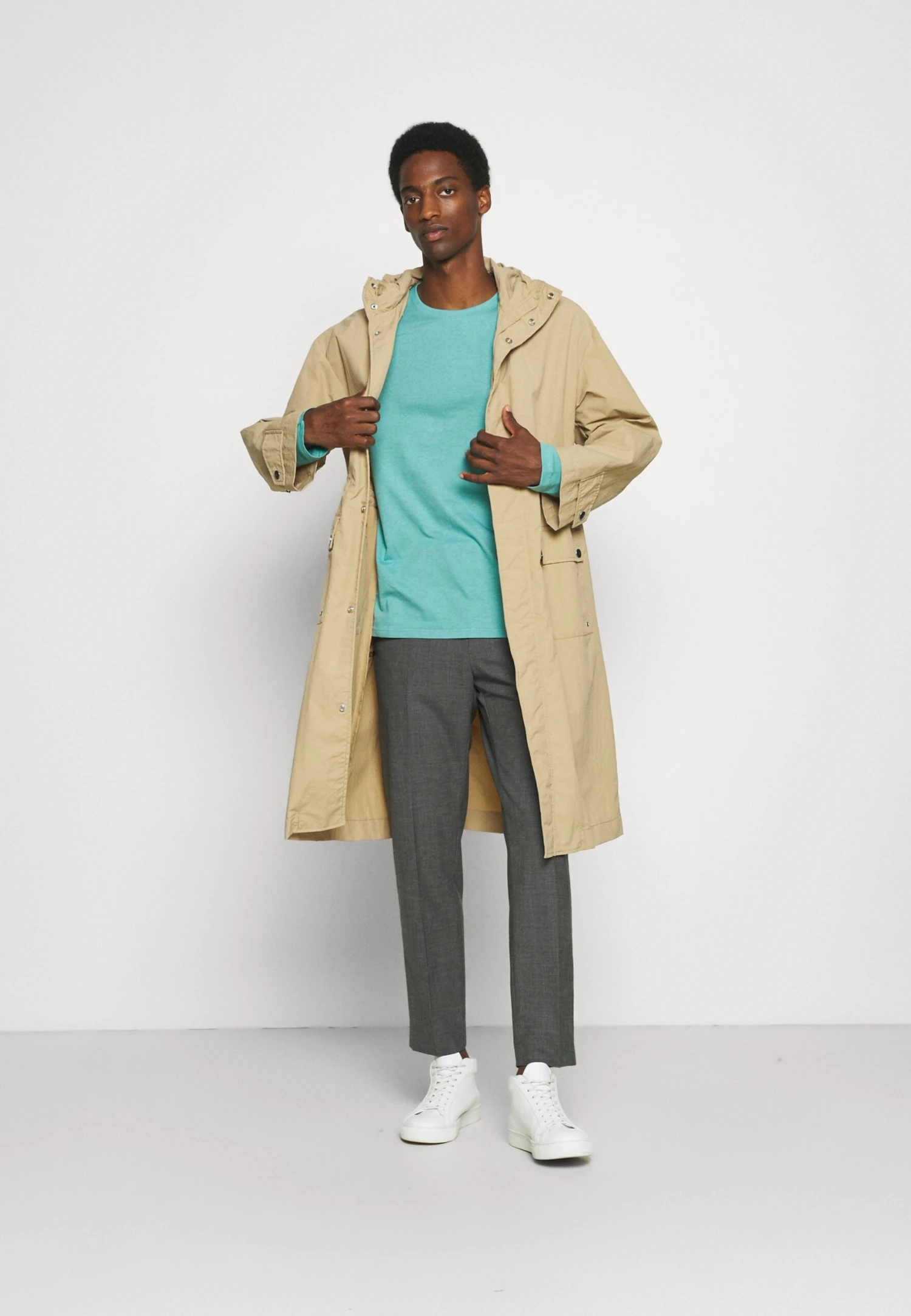 Pier One 5 Pack - Longsleeve - Dark Blue/Turquoise/White 1 Pier One 5 Pack - Longsleeve - Dark Blue/Turquoise/White