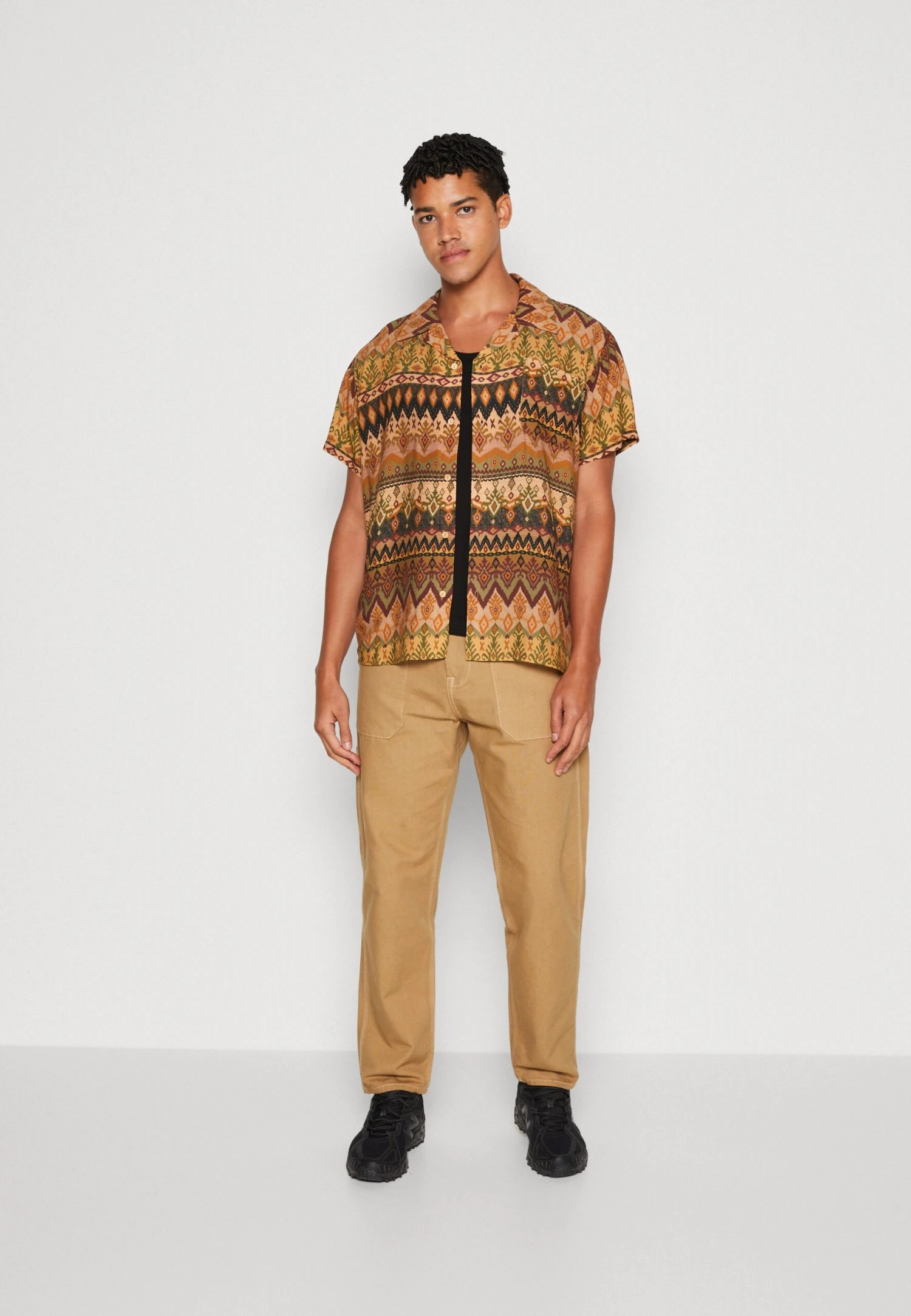 Kaotiko Shirt Mojave Unisex - Overhemdblouse - Brown 2 Kaotiko Shirt Mojave Unisex - Overhemdblouse - Brown - Afbeelding 2