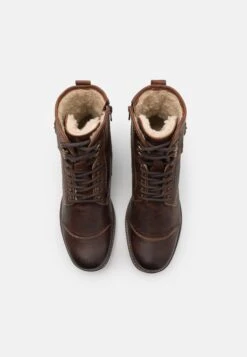 Pier One Leather - Veterboots - Brown -Mode Kleding Winkel 9cdda29c31d1480bad87b1b7287b863e