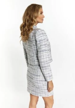 Faina Bouclé - Blazer - Blau Mehrfarbig -Mode Kleding Winkel a8aff5df52074495b94d5c7915668390