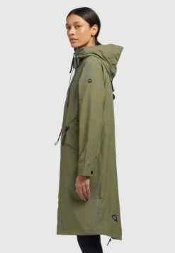 Khujo Marnia - Regenjas - Olivgrün -Mode Kleding Winkel b222e9ab5ed5407fb4c1dbabbce6ece1
