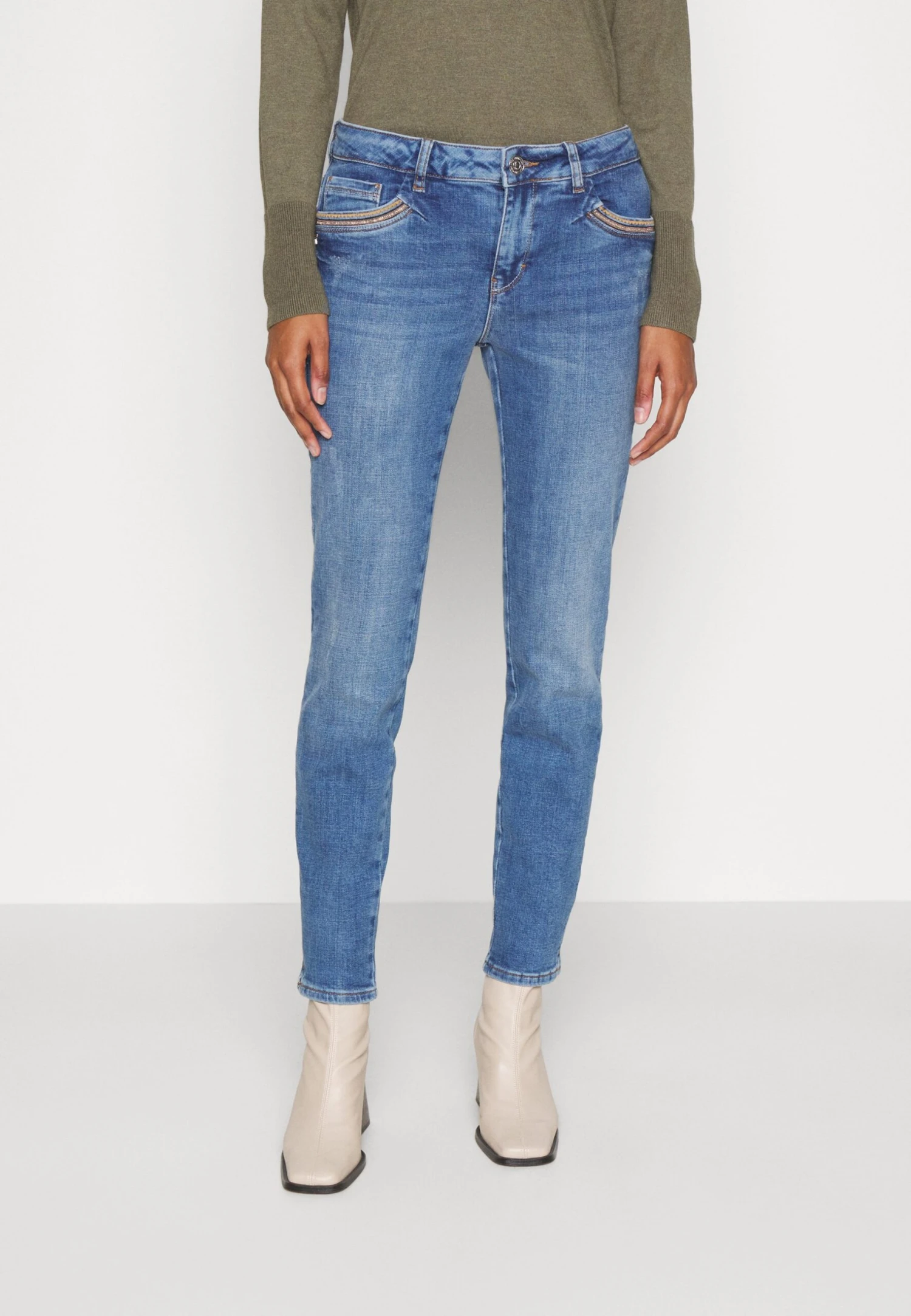 Mos Mosh Sumner Vivid - Slim Fit Jeans - Blue 3 Mos Mosh Sumner Vivid - Slim Fit Jeans - Blue - Afbeelding 3