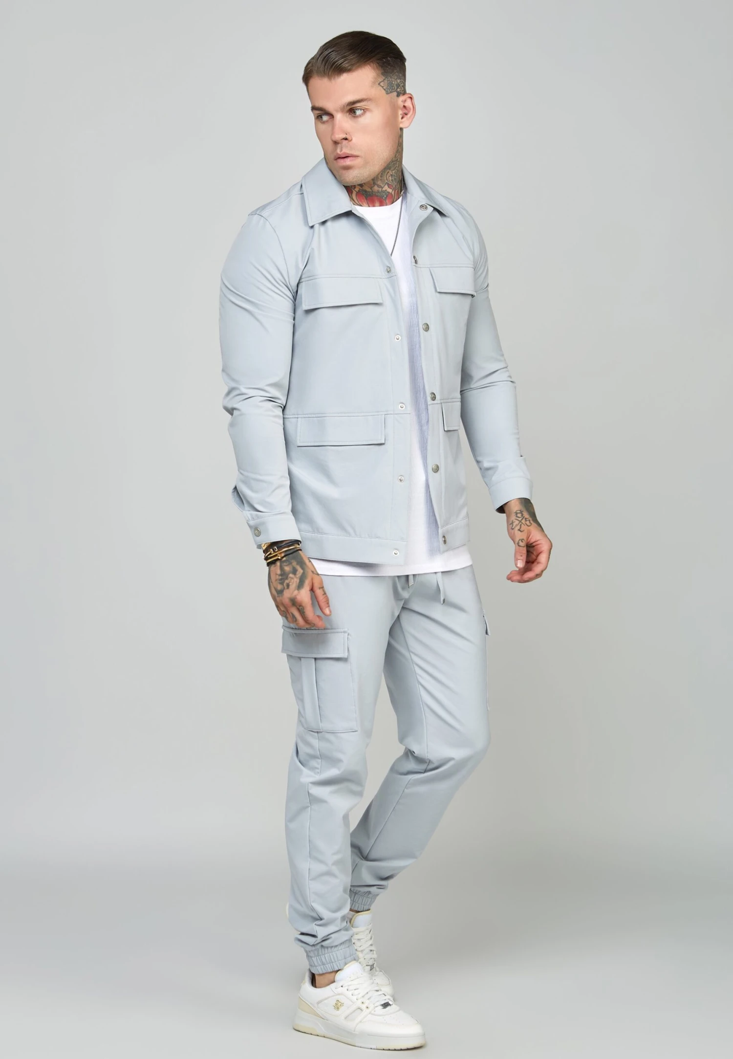 SikSilk Utility - Cargobroek - Grey 1 SikSilk Utility - Cargobroek - Grey