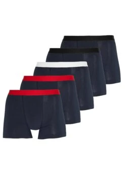 Pier One 5 Pack - Onderbroeken - Dark Blue/Red -Mode Kleding Winkel ba6f2f15b66a486c8ed852722b2b6472