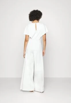 Wedding Betty V Neck Wrap - Jumpsuit - White -Mode Kleding Winkel bbbcfd661b3c405694375806b0ea546a