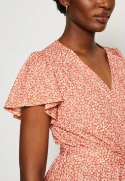 Anna Field Jurk - Brown/White -Mode Kleding Winkel bd5c221358784b13845a06ac72b3cf08