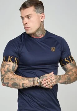 SikSilk Short Sleeve Dynamic Tech - T-Shirt Print - Navy 7 SikSilk Short Sleeve Dynamic Tech - T-Shirt Print - Navy -Mode Kleding Winkel bf4d6c707f8142e79e13ed2b6a1aefdf