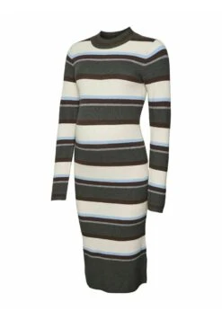 Mamalicious Mlcasey - Gebreide Jurk - Whitecap Gray -Mode Kleding Winkel bfb688be2e3e4a918a7a51b34ac1af40