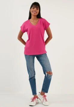 LELA Regular Fit - Blouse - Fuchsia 11 LELA Regular Fit - Blouse - Fuchsia -Mode Kleding Winkel c371d8e12a3449b4aedcf56a6a0e868f
