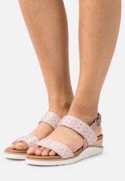 Skechers Beach Kiss - Sandalen Met Sleehak - Blush