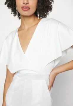 Wedding Betty V Neck Wrap - Jumpsuit - White -Mode Kleding Winkel c881f6ba37fb47679d7c7bf7b789dc5f