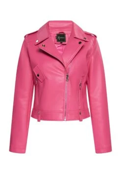 Faina Imitatieleren Jas - Pink 9 Faina Imitatieleren Jas - Pink -Mode Kleding Winkel c99eb2a310864536bfceaa6627b0c44e