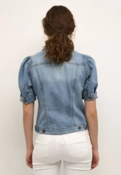 Culture Cubriana Ss - Overhemdblouse - Light Blue Wash -Mode Kleding Winkel caf30724fb854ba4a25318fdc837a63a