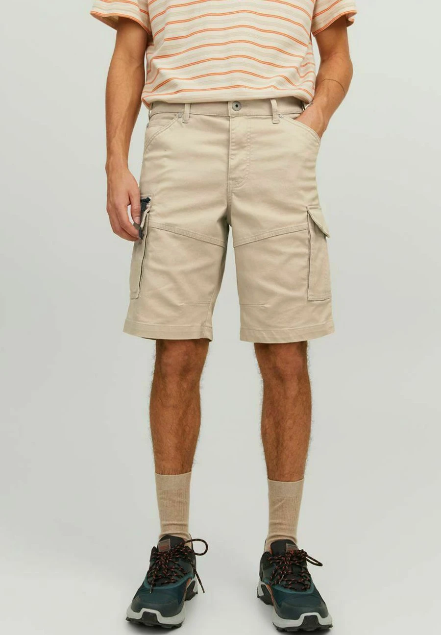 Jack & Jones Unifarbene Dex Mit Cargotaschen - Shorts - Oxford Tan 1 Jack & Jones Unifarbene Dex Mit Cargotaschen - Shorts - Oxford Tan