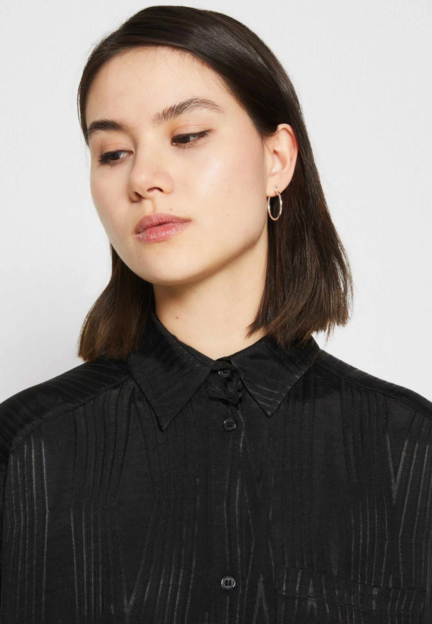 Monki Blousejurk - Black Jaquard 6 Monki Blousejurk - Black Jaquard - Afbeelding 6