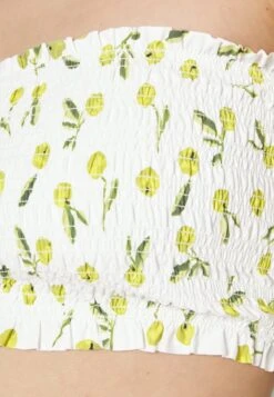 Seafolly Summer Crush Shirred Long Line Bandeau - Bikinitop - Off-White -Mode Kleding Winkel d409e814baf549c780a1abcc0718fe2a