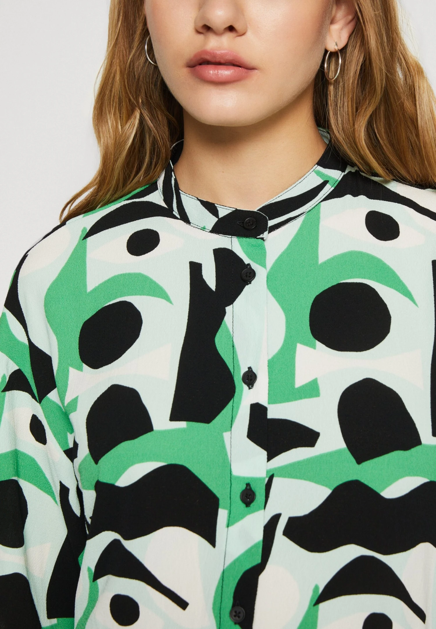 Monki Blousejurk - Green Lisendna 6 Monki Blousejurk - Green Lisendna - Afbeelding 6