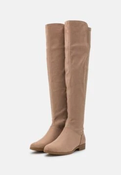 Anna Field Overknee Laarzen - Beige -Mode Kleding Winkel dd189346b0de44f78790627022fbaa66