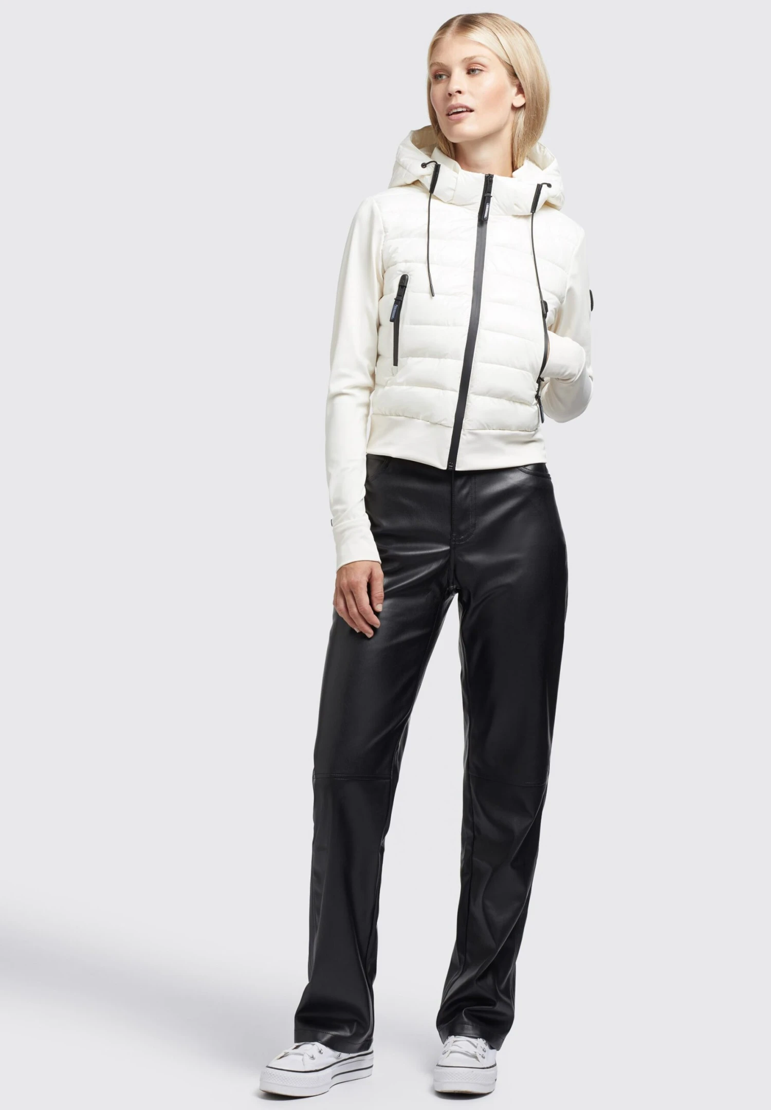 Khujo Dalis Shiny - Jas - Cremeweiß 2 Khujo Dalis Shiny - Jas - Cremeweiß - Afbeelding 2