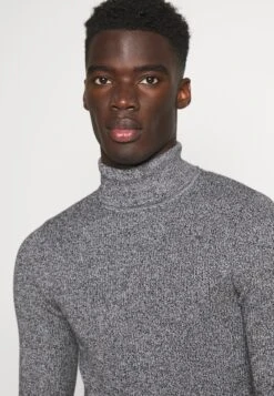 Pier One Muscle Fit Turtle - Trui - Mottled Grey -Mode Kleding Winkel e3c882d2274c45af8a9f7df902604a5f